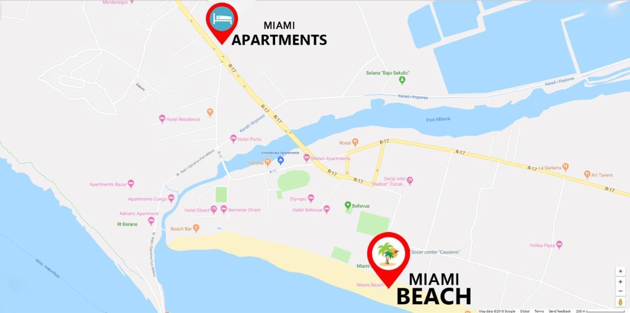Miami Apartments Улцин Екстериор снимка